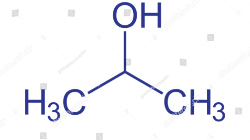 stock-vector-skeletal-formula-of-isopropyl-antimicrobial-chemical-molecule-1843028119